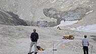 Hitze l&auml;sst Gletscher schrumpfen