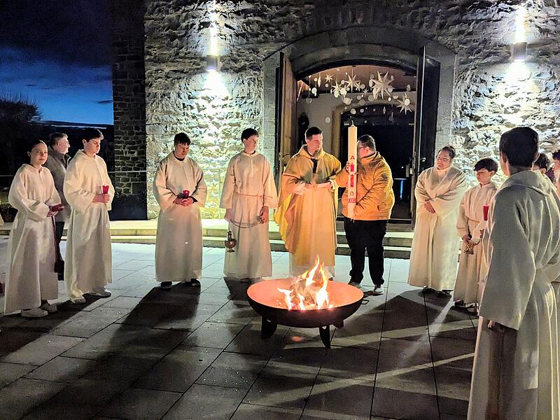 In Teuschnitz wurde die Auferstehung Jesu ab 5.30 Uhr gefeiert.