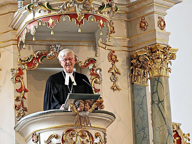 Die Botschaft, die der ehemalige evangelisch-lutherische Landesbischof Heinrich Bedford-Strohm zum Kirchenjubiläum sendete: Hoffnung und Zuversicht. Die Botschaft, die der ehemalige evangelisch-lutherische Landesbischof Heinrich Bedford-Strohm zum Kirchenjubiläum sendete: Hoffnung und Zuversicht.