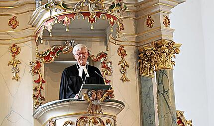 Die Botschaft, die der ehemalige evangelisch-lutherische Landesbischof Heinrich Bedford-Strohm zum Kirchenjubiläum sendete: Hoffnung und Zuversicht. Die Botschaft, die der ehemalige evangelisch-lutherische Landesbischof Heinrich Bedford-Strohm zum Kirchenjubiläum sendete: Hoffnung und Zuversicht.