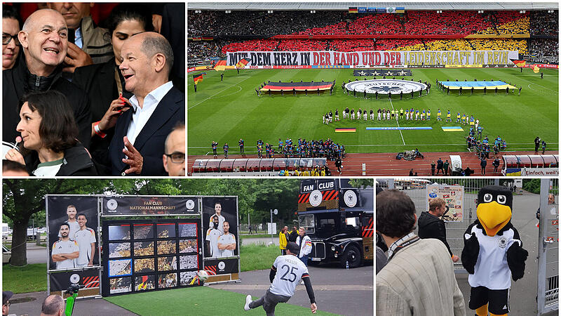 Beim Länderspiel zwischen Deutschland und der Ukraine im Max-Morlock-Stadion war einiges geboten. Beim Länderspiel zwischen Deutschland und der Ukraine im Max-Morlock-Stadion war einiges geboten.
