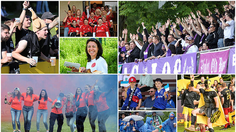 So bunt war es auf den Zuschauerr&auml;ngen in den Relegationspartien der Region.