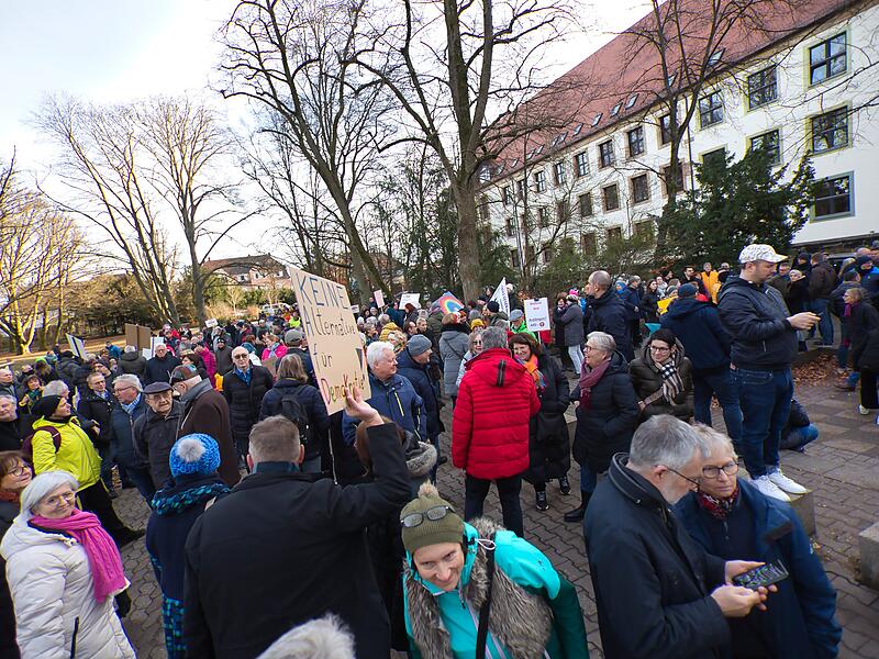 Demo f&uuml;r Demokratie in ForchheimDemo f&uuml;r Demokratie in Forchheim