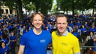 Der Symphonic Mob Bad Kissingen 2025: Aurélien Bello und Alexander Steinbeis sind glücklich.