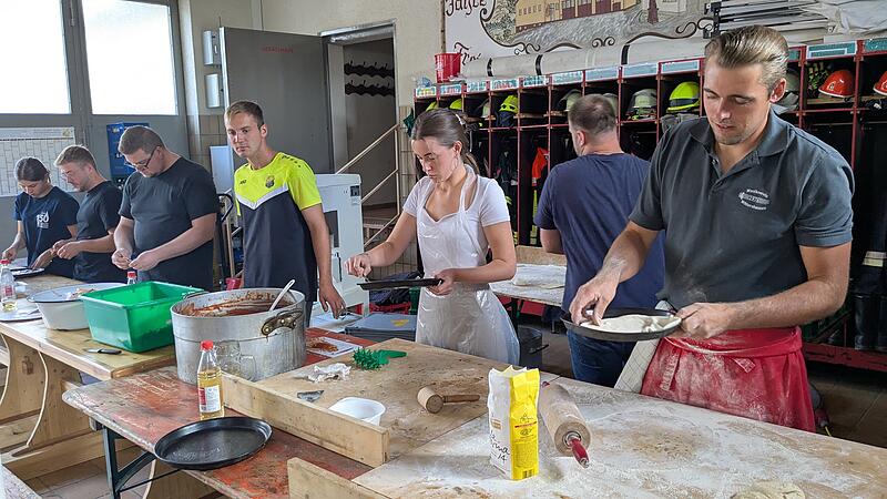 Vorbereitung Plootz Kirmes Wittershausen