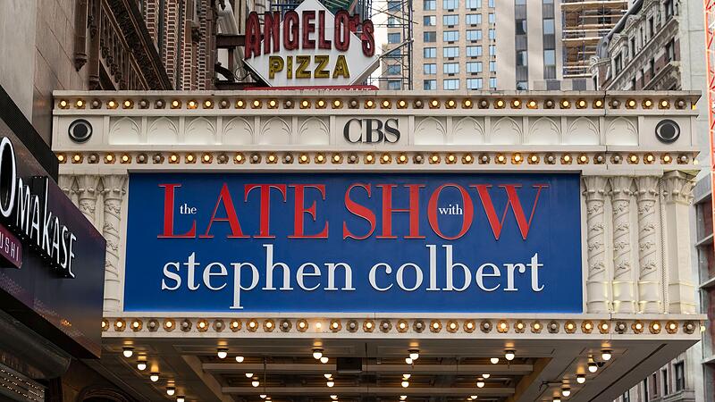 The Late Show mit Stephen Colbert in New York The Late Show mit Stephen Colbert in New York