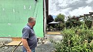Die Terrasse des Unfall-Hauses muss wieder vollkommen neu aufgebaut werden. Die Terrasse des Unfall-Hauses muss wieder vollkommen neu aufgebaut werden.