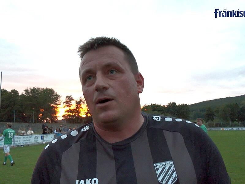 Mario Meth, Spielertrainer des SV Pettstadt, lobte nach Abpfiff erst einmal die Leistung des SV Dörfleins.
