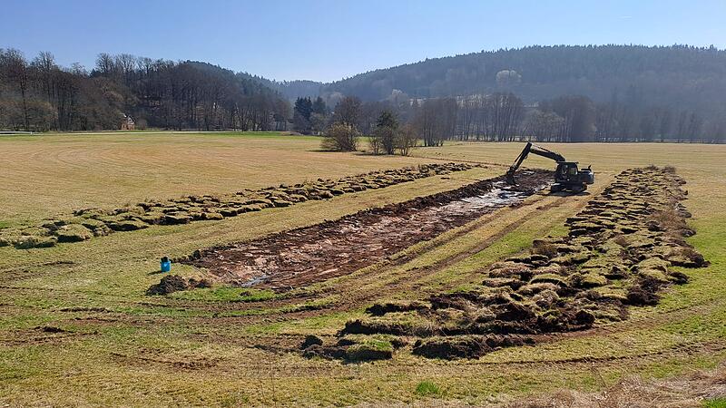 Entwässerungsgraben in Schönstädt Entwässerungsgraben in Schönstädt