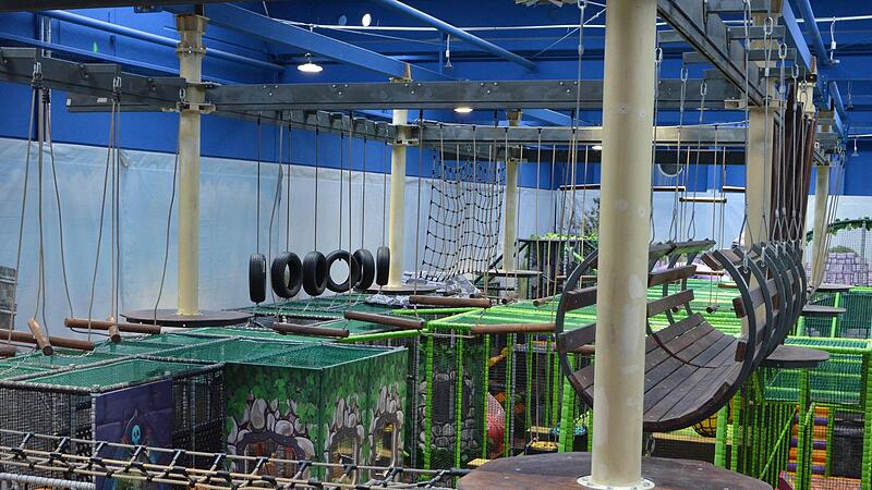 Der Hochseilgarten soll in den kommenden Wochen eröffnet werden.