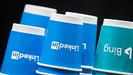 Netzwerk LinkedIn und Suchmaschine Bing