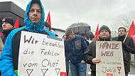 Protest gegen geplanten Stellenabbau bei Waldrich in Coburg Protest gegen geplanten Stellenabbau bei Waldrich in Coburg