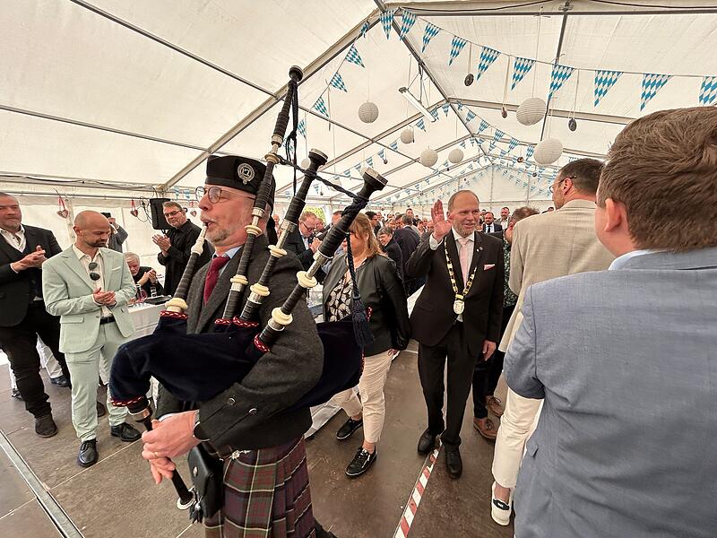 Verabschiedung von B&uuml;rgermeister Bernd Reisenweber in Ebersdorf bei Coburg