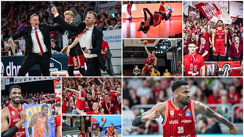 Die besten Bilder der Saison der BMA365 Bamberg Baskets zum Durchklicken in unserer Bildergalerie. Die besten Bilder der Saison der BMA365 Bamberg Baskets zum Durchklicken in unserer Bildergalerie.