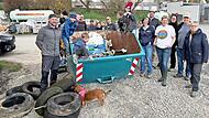 Der Verein &bdquo;F&uuml;r B&uuml;rger und Umwelt&ldquo; aus Ma&szlig;bach hat viel M&uuml;ll gefunden.