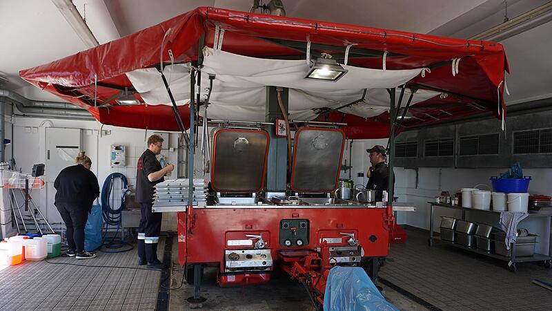 Die  Feuerwehr Stangenroth ist seit 2016 f&uuml;r die Feldk&uuml;che des Logistikzugs Bad Kissingen in Rahmen des Katastrophenschutzes zust&auml;ndig.