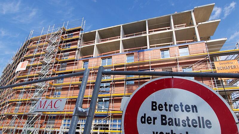 Wohnungsbau - Baustelle in München