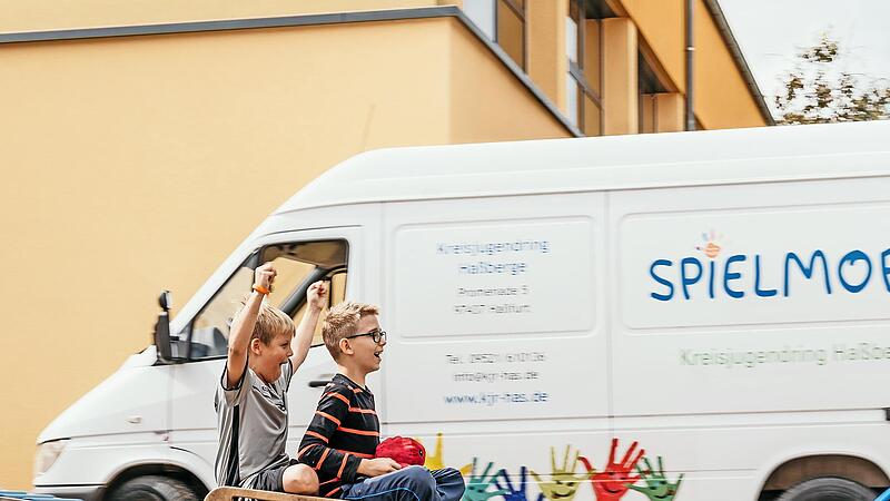 Das Spielmobil ist wieder im Einsatz. Das Spielmobil ist wieder im Einsatz.