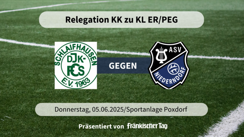 Relegation: Die Highlights von DJK-FC Schlaifhausen gegen den ASV Niederndorf gibt es bei uns im Video.