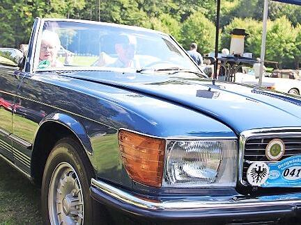 Bei der Bergwinkel Classik in Schlüchtern sind viele schöne Oldtimer zu sehen.
