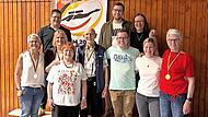 Das Team des DLRG-Kreisverbands Kronach bei den Deutschen Seniorenmeisterschaften im Rettungsschwimmen.