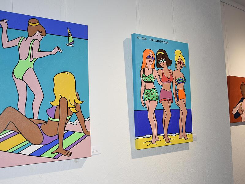 In der Kulmbacher Galerie Kotyba wurde eine neue Ausstellung er&ouml;ffnet.