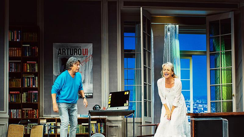 Im echten Leben ein Paar: Herbert Herrmann und Nora von Collande, hier in einer Spielszene aus &bdquo;Alles, was sie wollen&ldquo;.