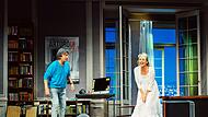 Im echten Leben ein Paar: Herbert Herrmann und Nora von Collande, hier in einer Spielszene aus „Alles, was sie wollen“.