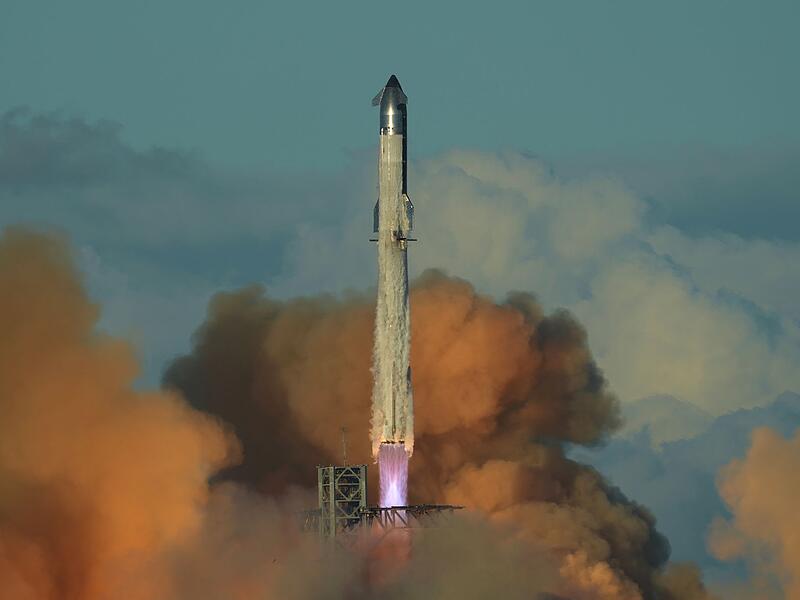 Das Starship der Raumfahrtfirma SpaceX Das Starship der Raumfahrtfirma SpaceX