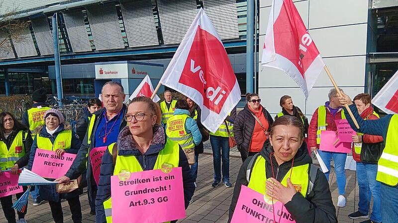 Die Gewerkschaft ver.di hat zum Streik am Uniklinikum Erlangen aufgerufen.