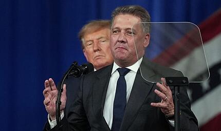 Gernot D&ouml;llner und Donald Trump