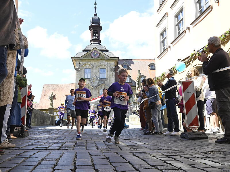 Weltkulturerbelauf 2025: Der Fuchs-Sch&uuml;lerlauf ging &uuml;ber 1,6 Kilometer.