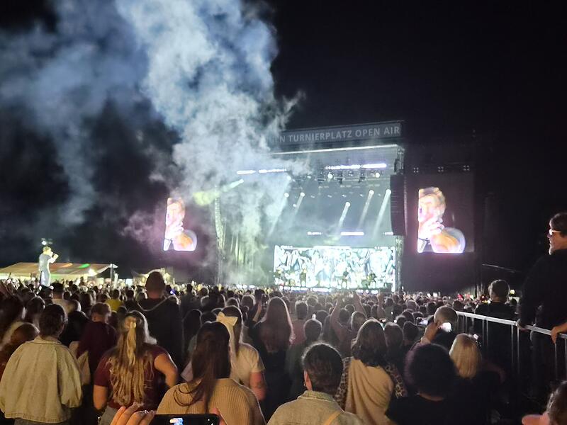 Wincent Weiss beim Open Air in Bad Kissingen