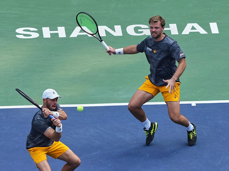 Waren am Sonntag im Finale von Shanghai nicht zu stoppen: Kevin Krawietz (rechts) und Tim Pütz