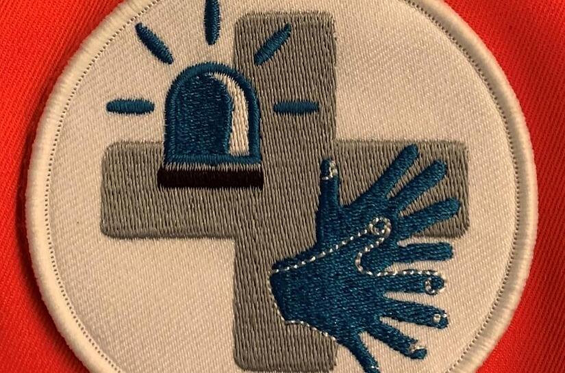 Dieses Zeichen weist darauf hin, dass Geb&auml;rdendolmetscher mit im Einsatz sind.