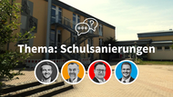 Einige Schulen im Landkreis Kulmbach m&uuml;ssen dringend saniert werden - das kostet. Die Landratskandidaten von CSU, FW, SPD und AfD erkl&auml;ren, wie sie die Erneuerungen finanzieren wollen.