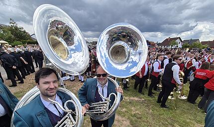 Festumzug beim Bundesbezirksmusikfest 2026 Oberhaid