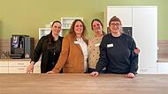 Neues Stadtteilbüro Das Team vom neuen Stadtteilbüro im Hainquartier in Bamberg. Von links nach rechts: Sabina Hammung, Lore Rucker, Natalie Elfflein und Sabrina Döring.