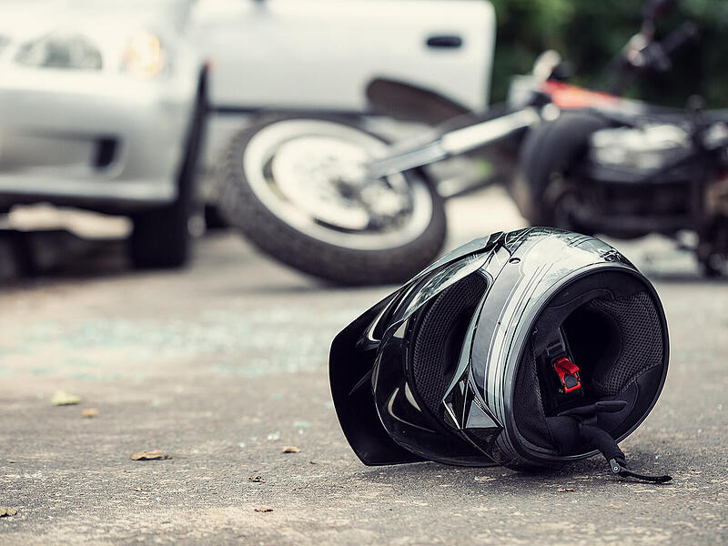 Motorrad, Motorrad-Unfall, Unfall, Biker