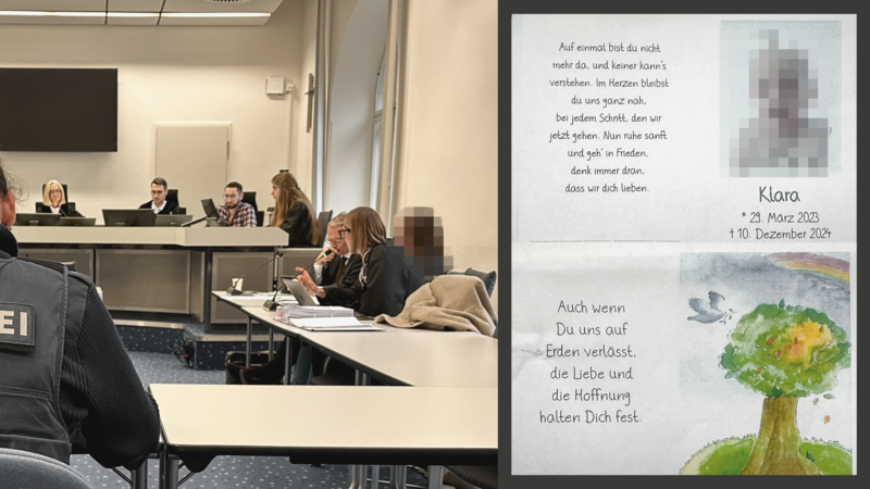 Klara-Prozess vor dem Landgericht Bamberg