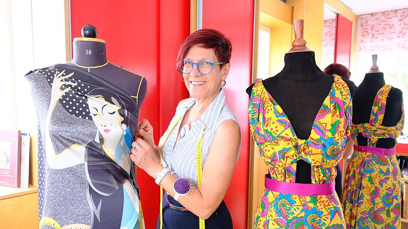 Nicole Brandler in ihrem Trendatelier in Untererthal