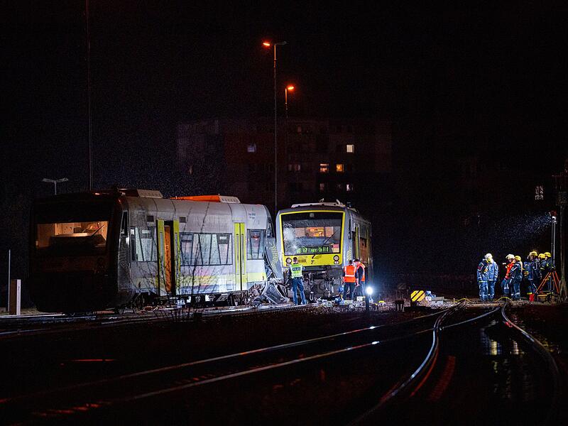 Zugkollision im Hauptbahnhof Bayreuth