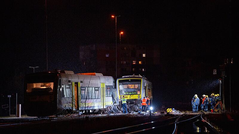 Zugkollision im Hauptbahnhof Bayreuth