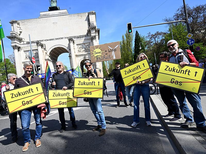Demonstration f&uuml;r Erneuerbare Energien - M&uuml;nchen