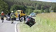 Im Kurvenbereich kam es zum Zusammenstoß.