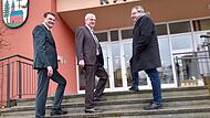Sie alle wollten den Chefsessel im Rattelsdorfer Rathaus: Jürgen Scheuring, Bruno Kellner und Hans-Jürgen Scheerbaum (von links), jetzt gehen Scheerbaum und Kellner dafür in die Stichwahl.