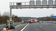 Motorradunfall auf der A3