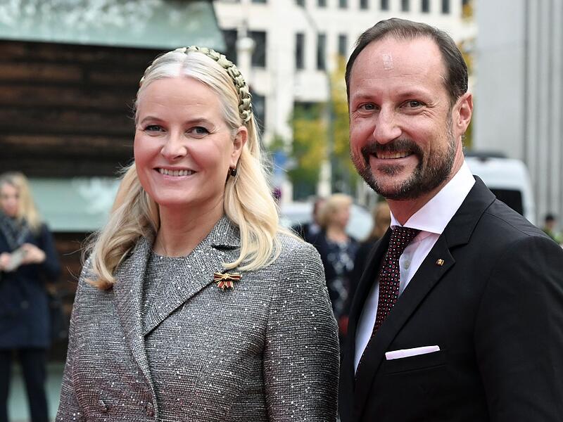 Norwegens neuer K&ouml;nig Haakon und K&ouml;nigin Mette-Marit