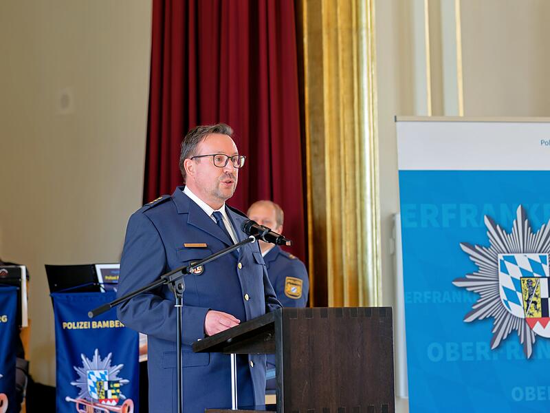 Neuer Polizeichef Bamberg-Stadt Rainer Schmeu&szlig;er