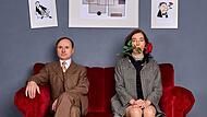 Christoph Ackermann und Silvia Ferstl in ihrer Loriot-Hommage „Früher war mehr Lametta“